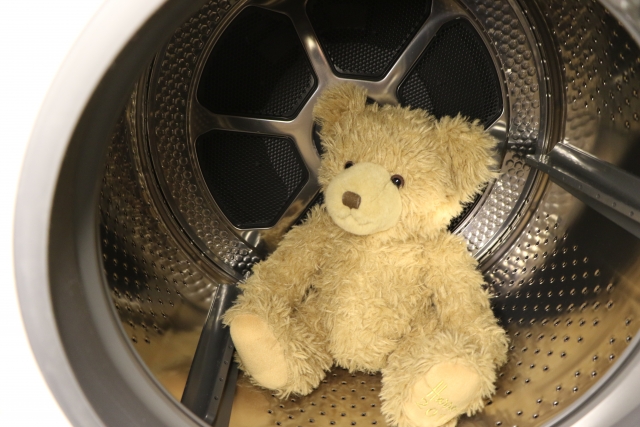 ぬいぐるみを洗う